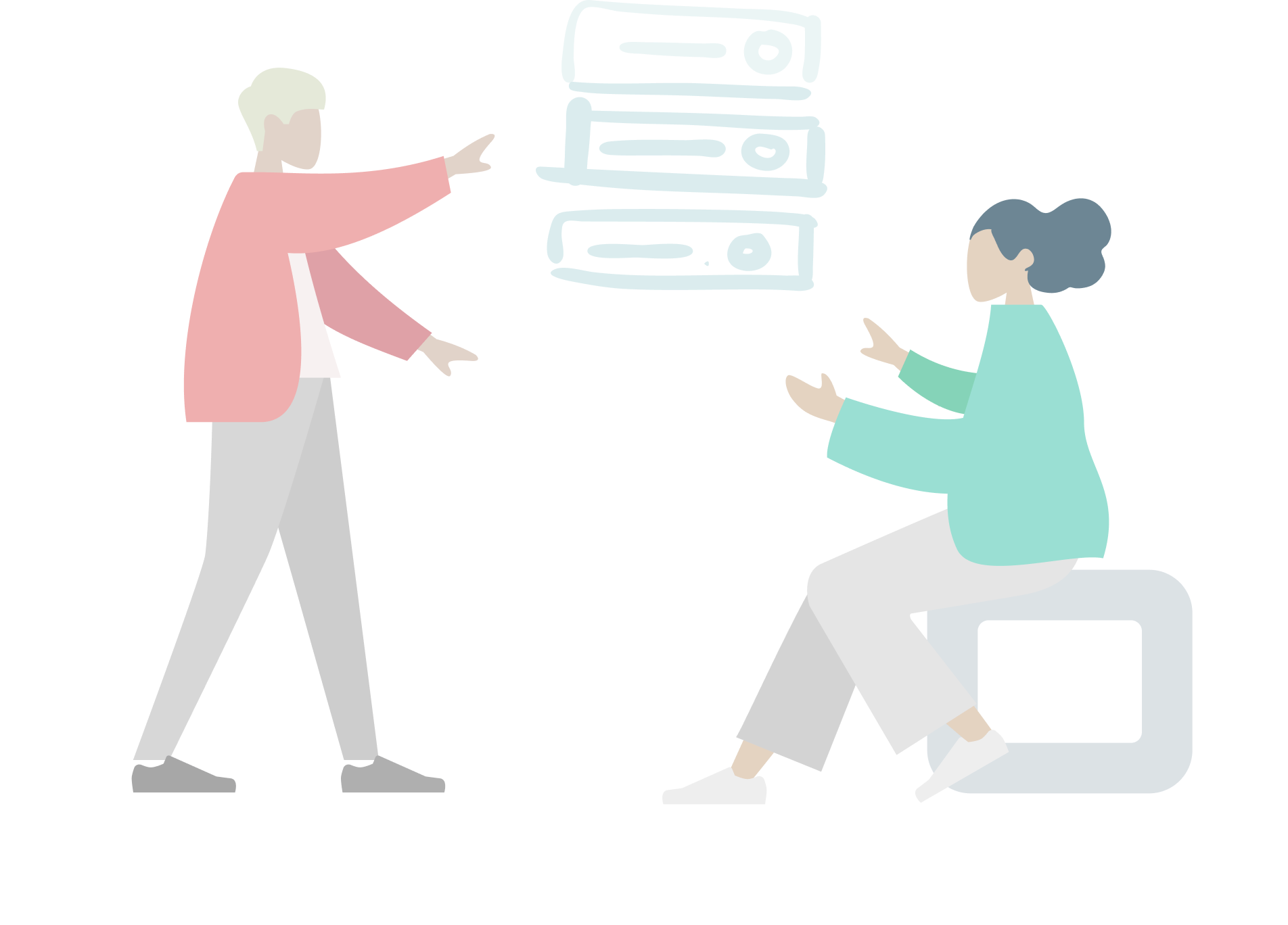 image-1 of people discussing leadership types